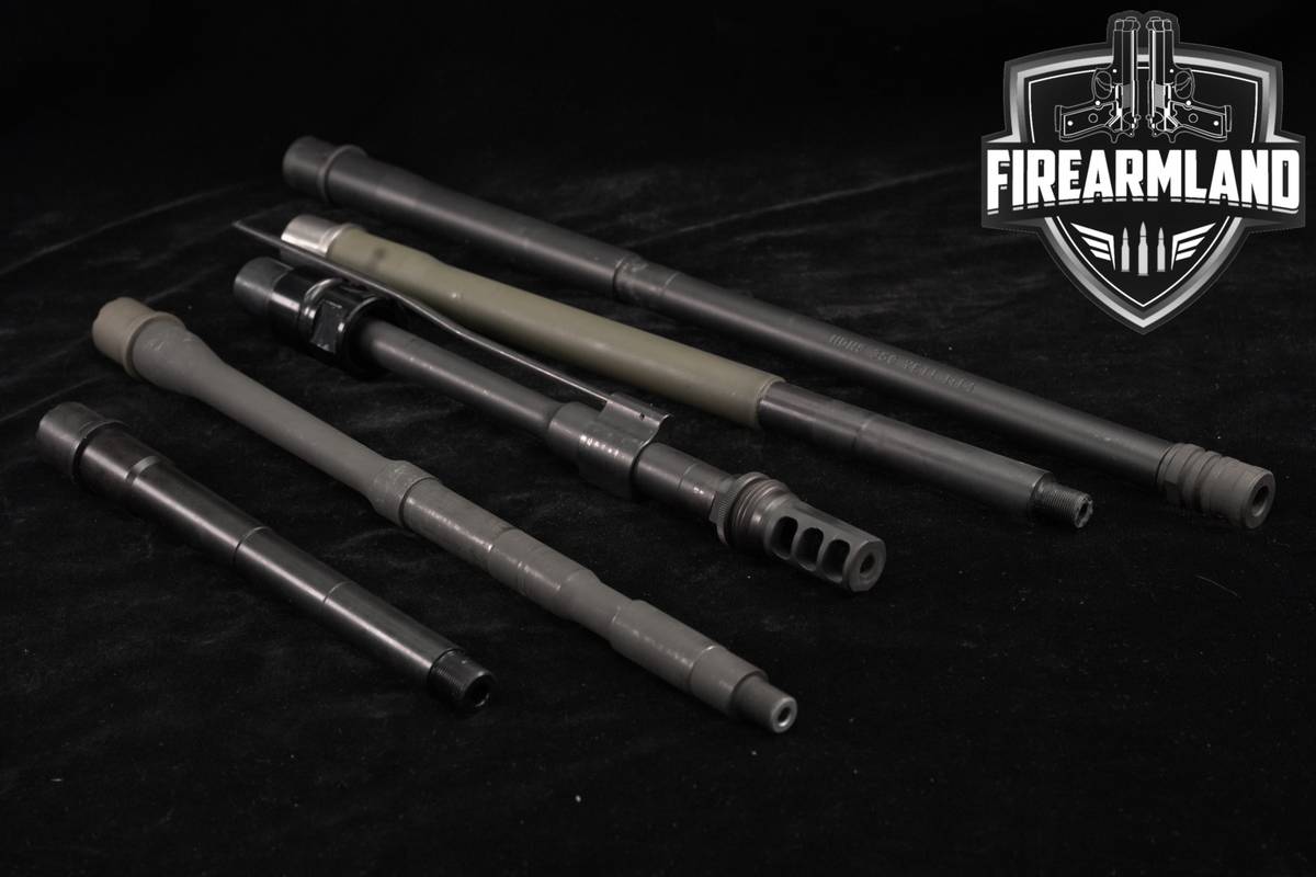 5 Barrel Set AR-155.56 .300 .358 Yeti AR15 18" 14.5" 10.5" 9" Barrels