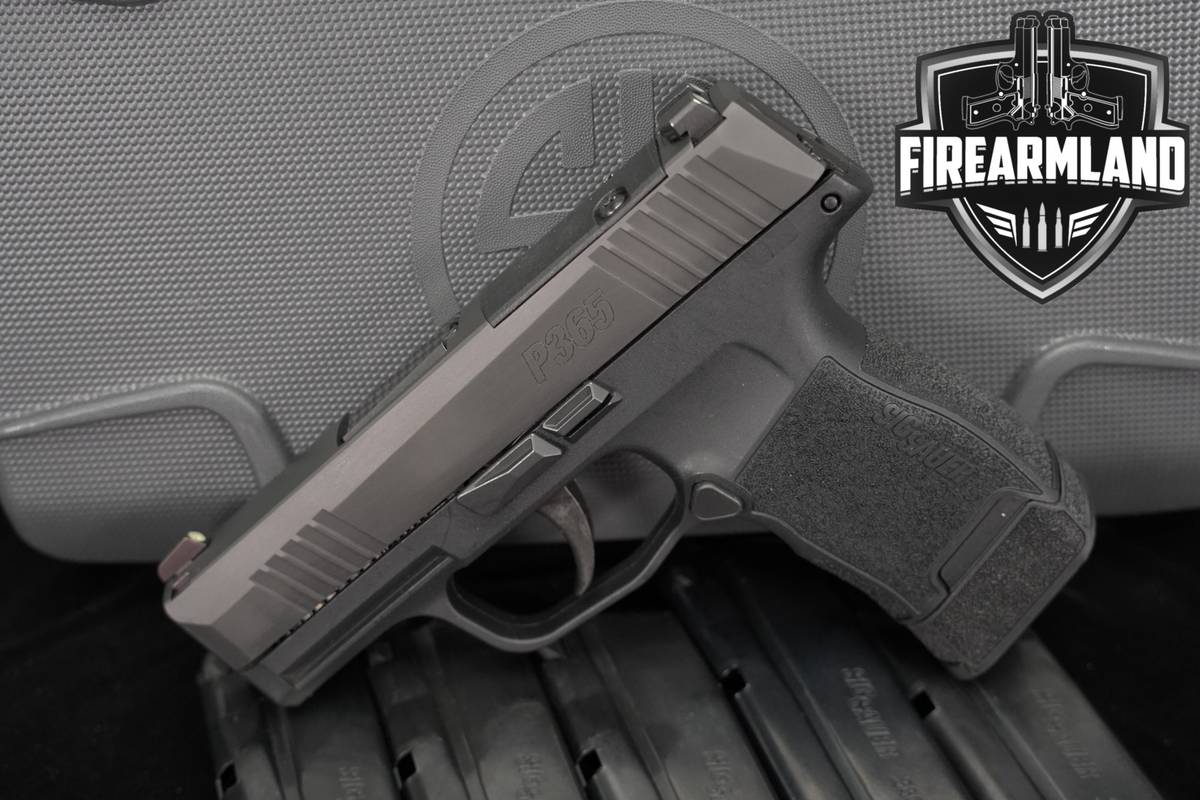 Sig Sauer P365-380 BSS 380ACP 3" Optic-Ready P-365 +6 MAGS & ORIG CASE