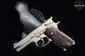 1977 Smith & Wesson (S&W) Model 59 9mm Luger (9x19 Para) Nickel Finish in Good Condition Image 2