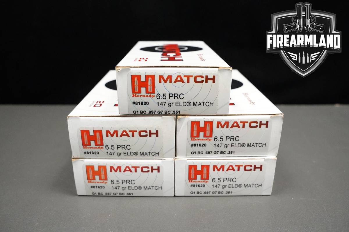 6.5 PRC Ammo 6.5-PRC Ammunition 100 ROUNDS