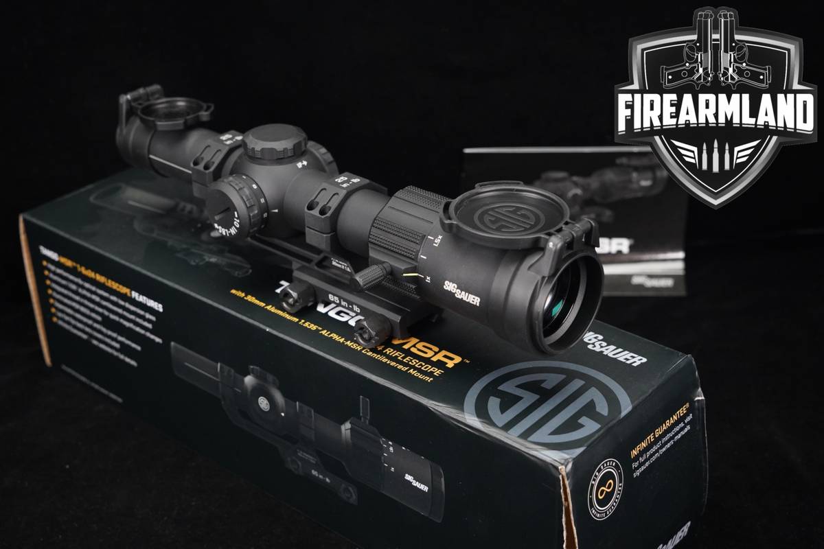 Sig Sauer Tango-MSR 1-6x24mm LPVO Illuminated BDC6 Reticle Scope TangoMSR