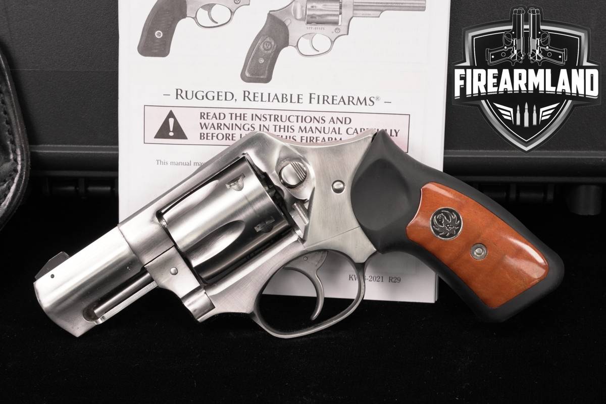 Ruger SP101 DAO, Spurless Hammer 357 Magnum 2.25 Satin Stainless SP 101