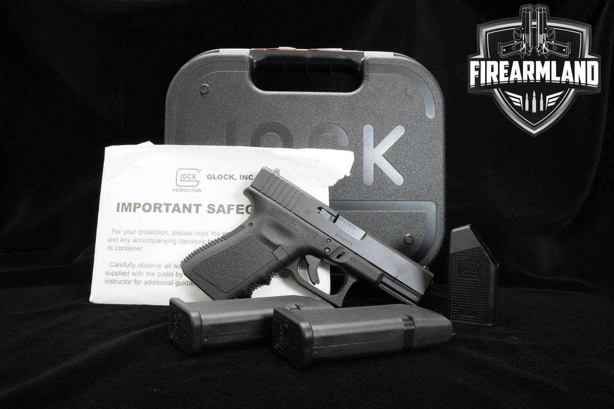Glock 19 Gen3 9mm 4.02 Glock G19 G-19 Gen-3 +2 MAGS