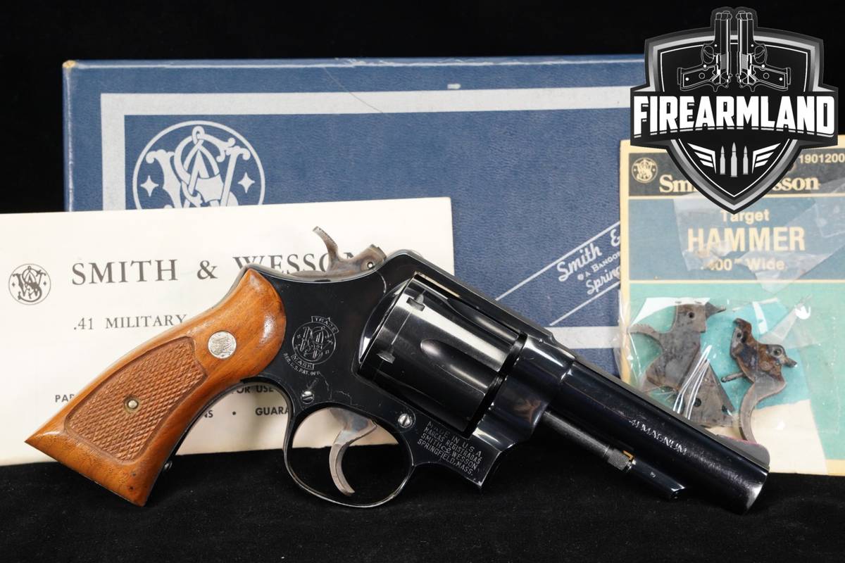 1970 Smith & Wesson Model 58 41 Military Police S&W TARGET TRIGGER & HAMMER