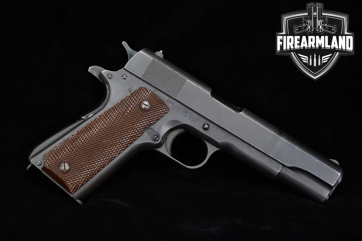 WWII 1943 Remington-Rand M1911A1 U.S Army 45 ACP 1911 5" WW2 A1 Pistol