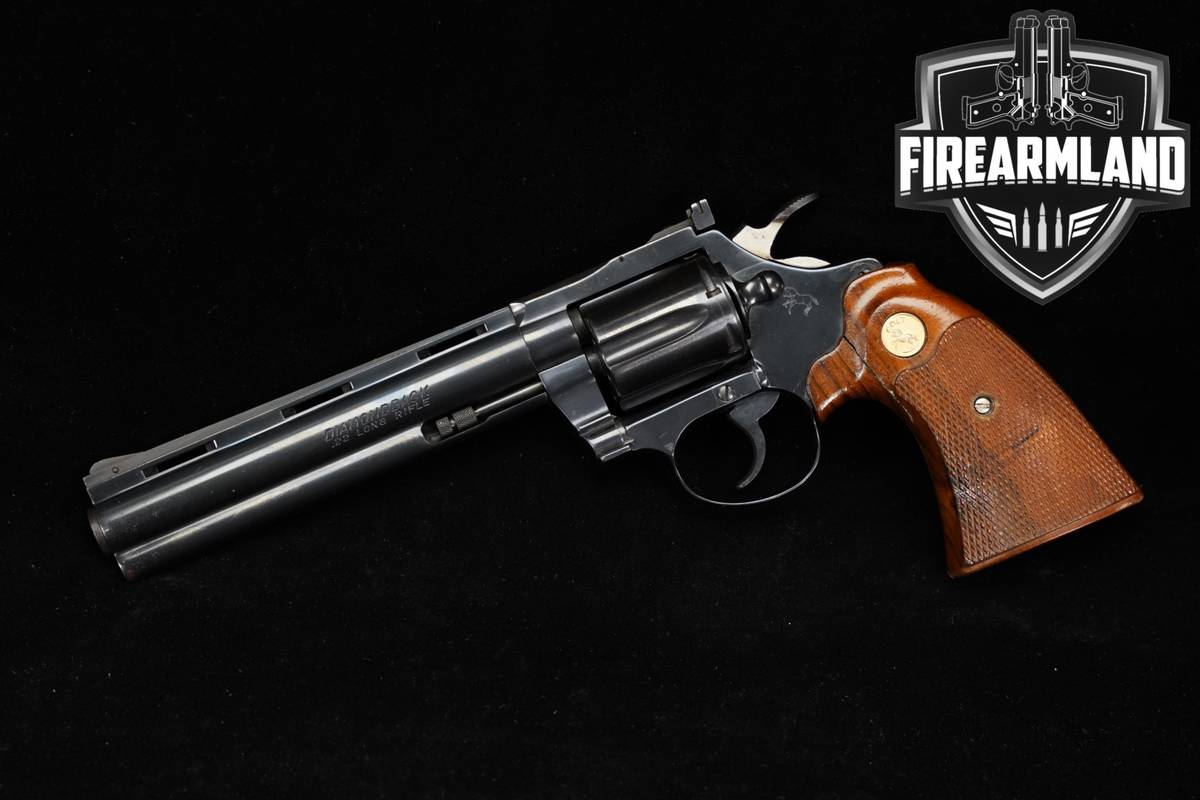 1980 Colt Diamondback .22 Long Rifle 22LR 6" Blued DA/SA Snake Gun