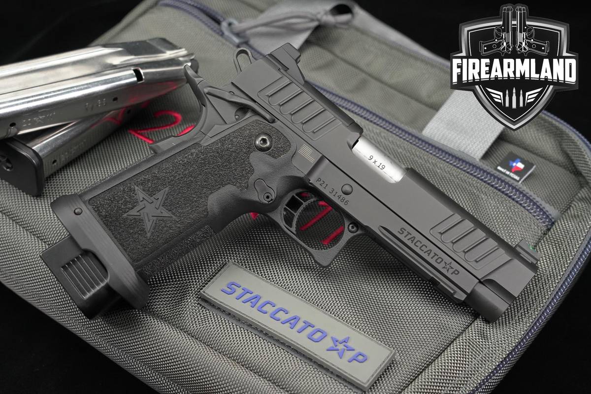 Staccato STI P 2011 9mm 1911 4.4" +3 MAGS, ORIG CASE & HOLSTER