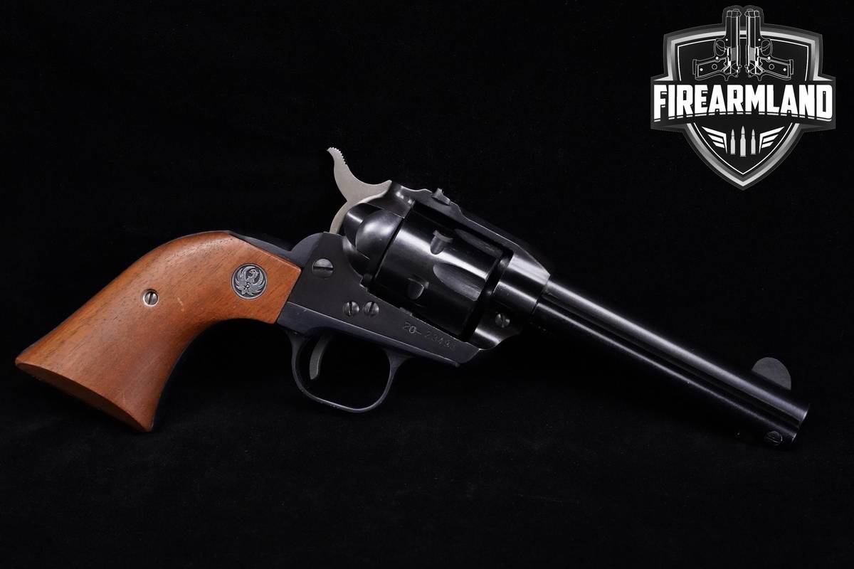 1969 Ruger Single-Six Flat-Top Unconverted .22 LR-Magnum 4.63" +ORIG BOX