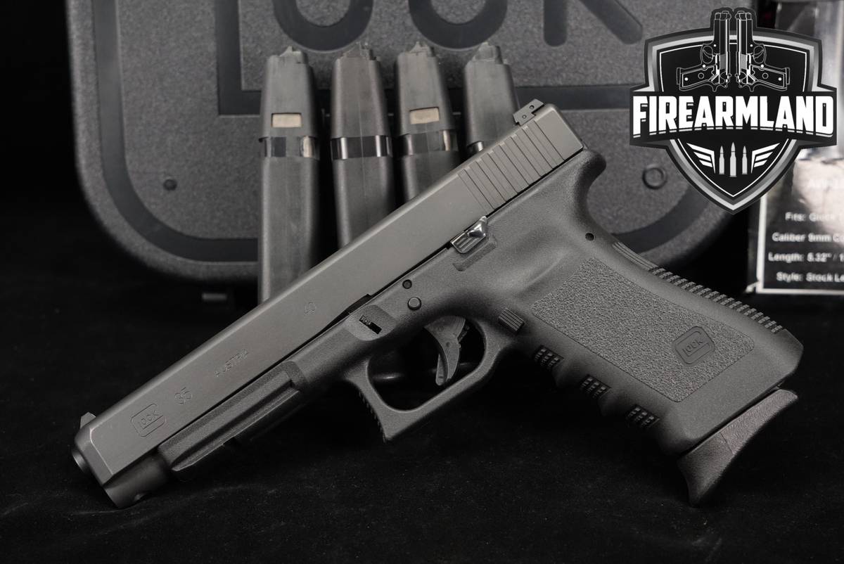 2-BARREL SET Glock 35 Gen3 G35 Gen 3 40 S&W +5 MAGS, ORIG CASE