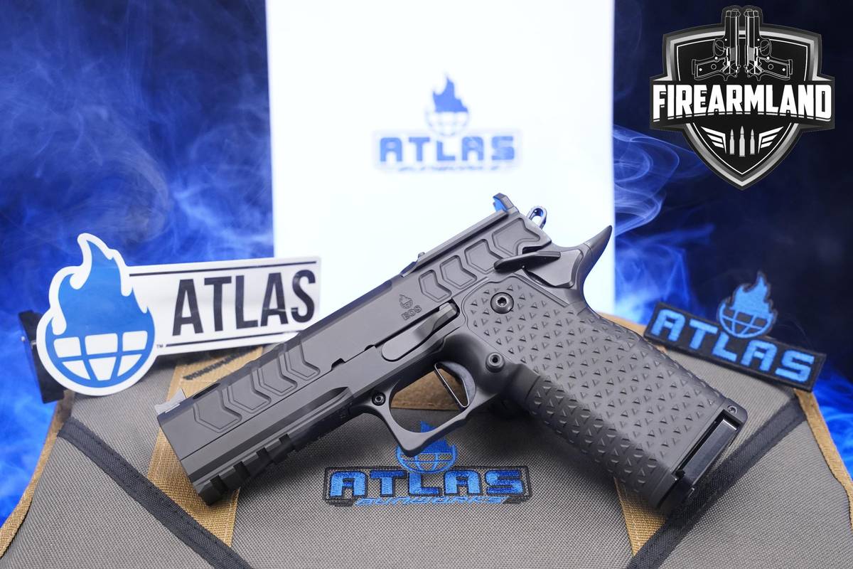 Atlas Gunworks EOS Perfect Zero 2011 9mm 1911 4.25" DLC +3 MAGS & ORIG CASE