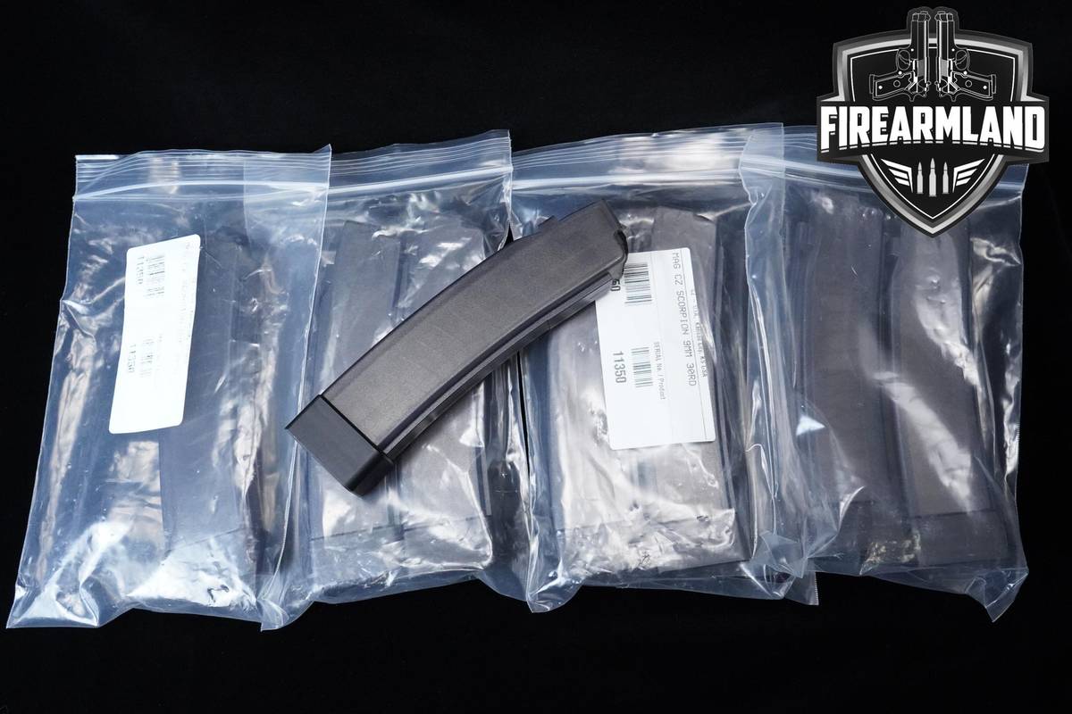 NEW CZ Scorpion 9mm 30-Round Clear Magazine Clear CZ-Scorpion 9mm-30-Round