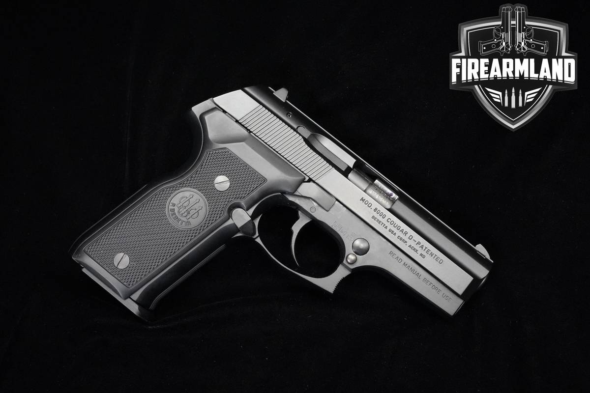 1996 Beretta Model 8000 Cougar D 9mm 3.6" Black Bruniton Beretta 8000 2MAGS
