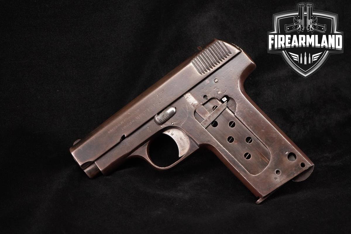WWI-Era 1915-1918 Fabrique d'Armes De Guerre FAG Ruby Paramount 32 ACP 3.1"