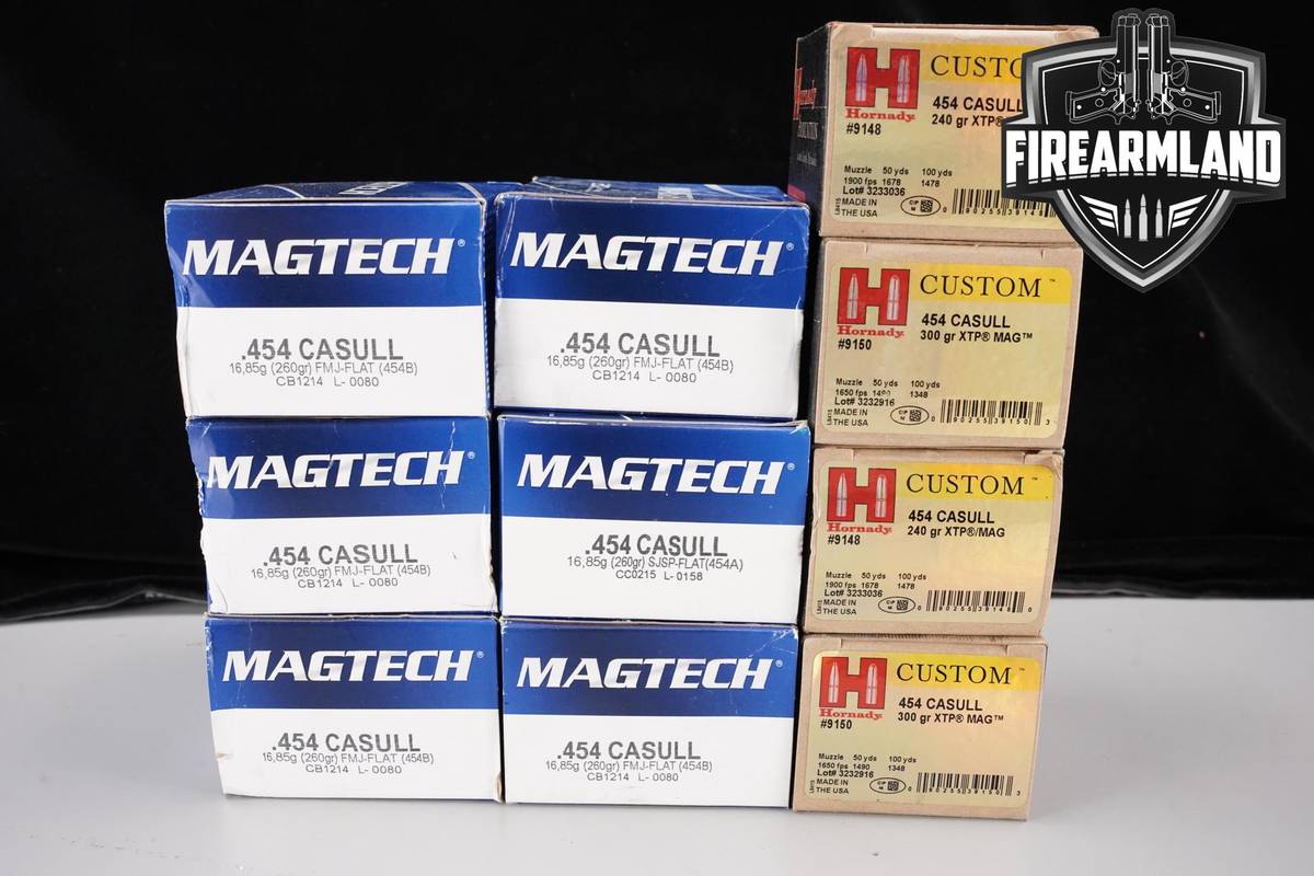 200 RDS! 454 Casull Ammo 454-Casull