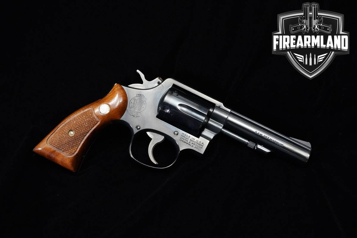 1977-82 Smith & Wesson (S&W) 13-2 Military Police Magnum 4" Blued S&W 13-2