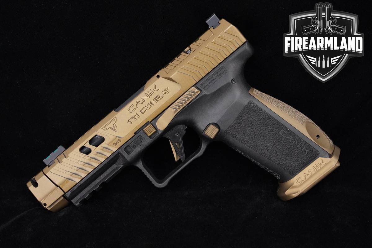 Canik TTI Combat 9mm 4.6" TTI Bronze Canik-TTI-Combat +3 MAGS & ORIG CASE