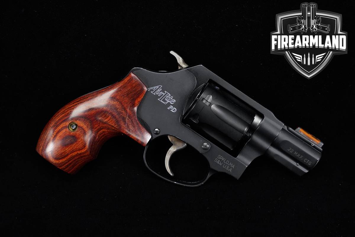 Smith & Wesson S&W Model 351PD AirLite PD 22 WMR 1.875" Revolver +ORIG CASE