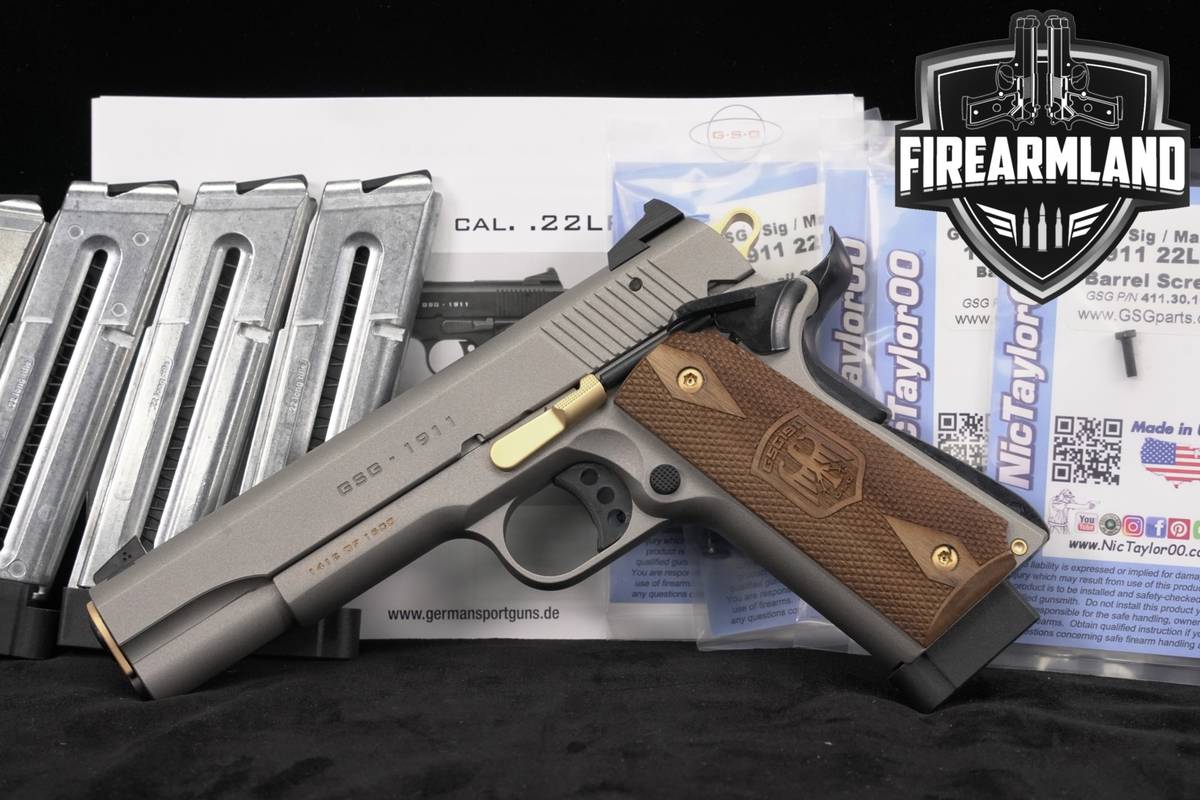 1 OF 1500! German Sport Guns GSG 1911 22LR +5 MAGS