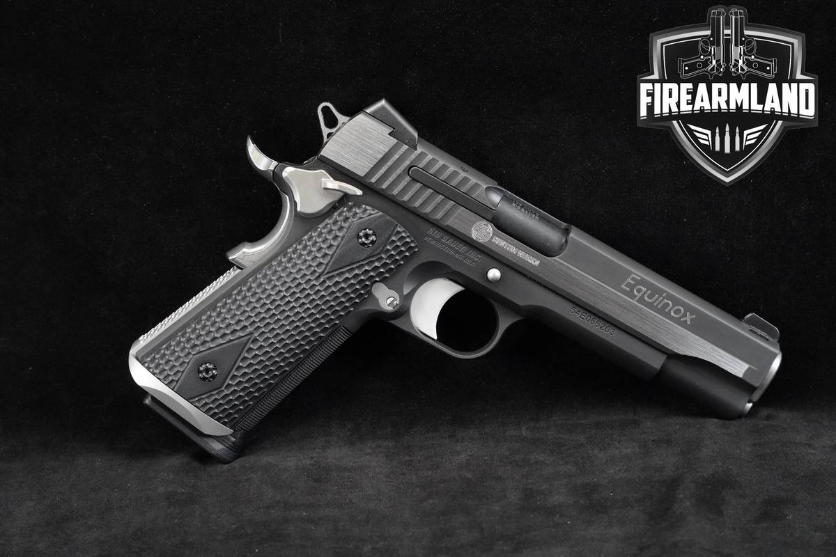LIMITED Sig Sauer 1911 Equinox Custom Works 45 ACP 5" +5 MAGS & OG CASE