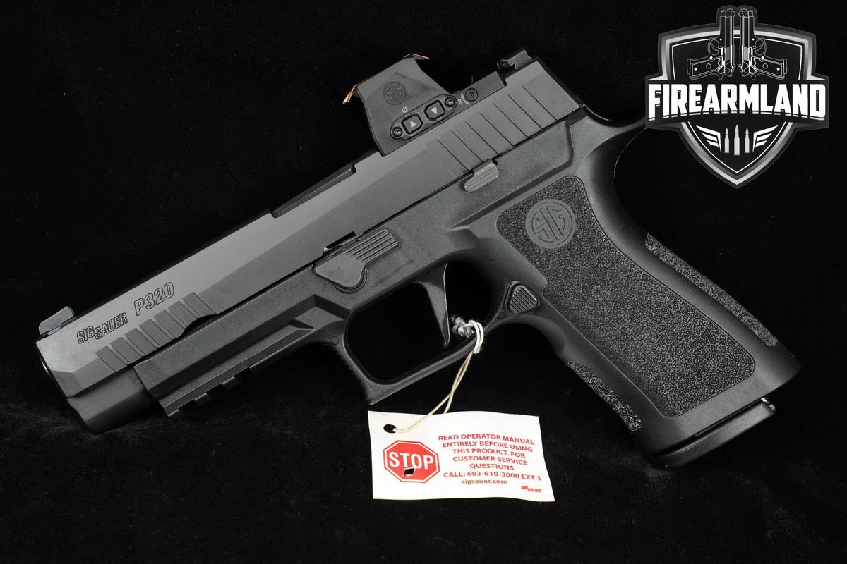 LIKE-NEW Sig Sauer P320 XSeries FULL 9mm 4.7" +3 MAGS, ORIG CASE & ROMEO-X