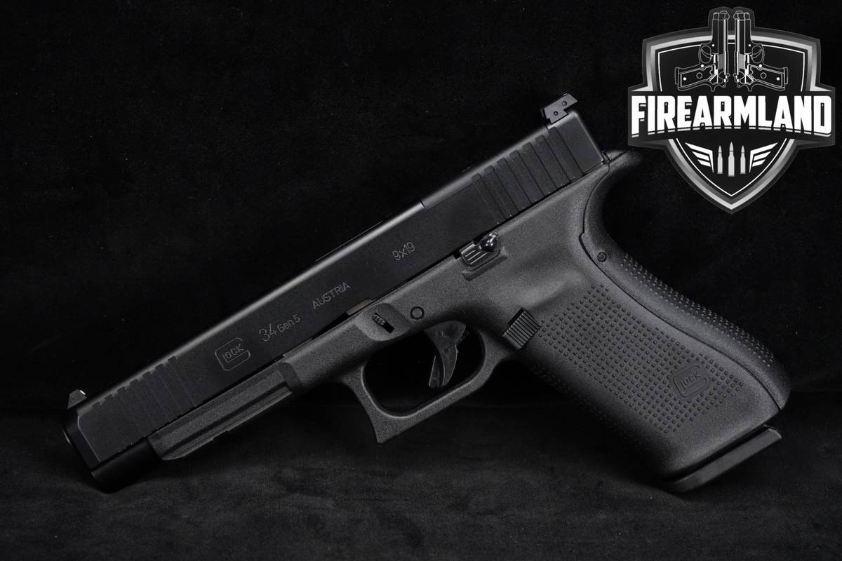 Glock G34 Gen5 MOS 9mm 5.31" G 34 Gen 5 +3 MAGS & ORIG CASE