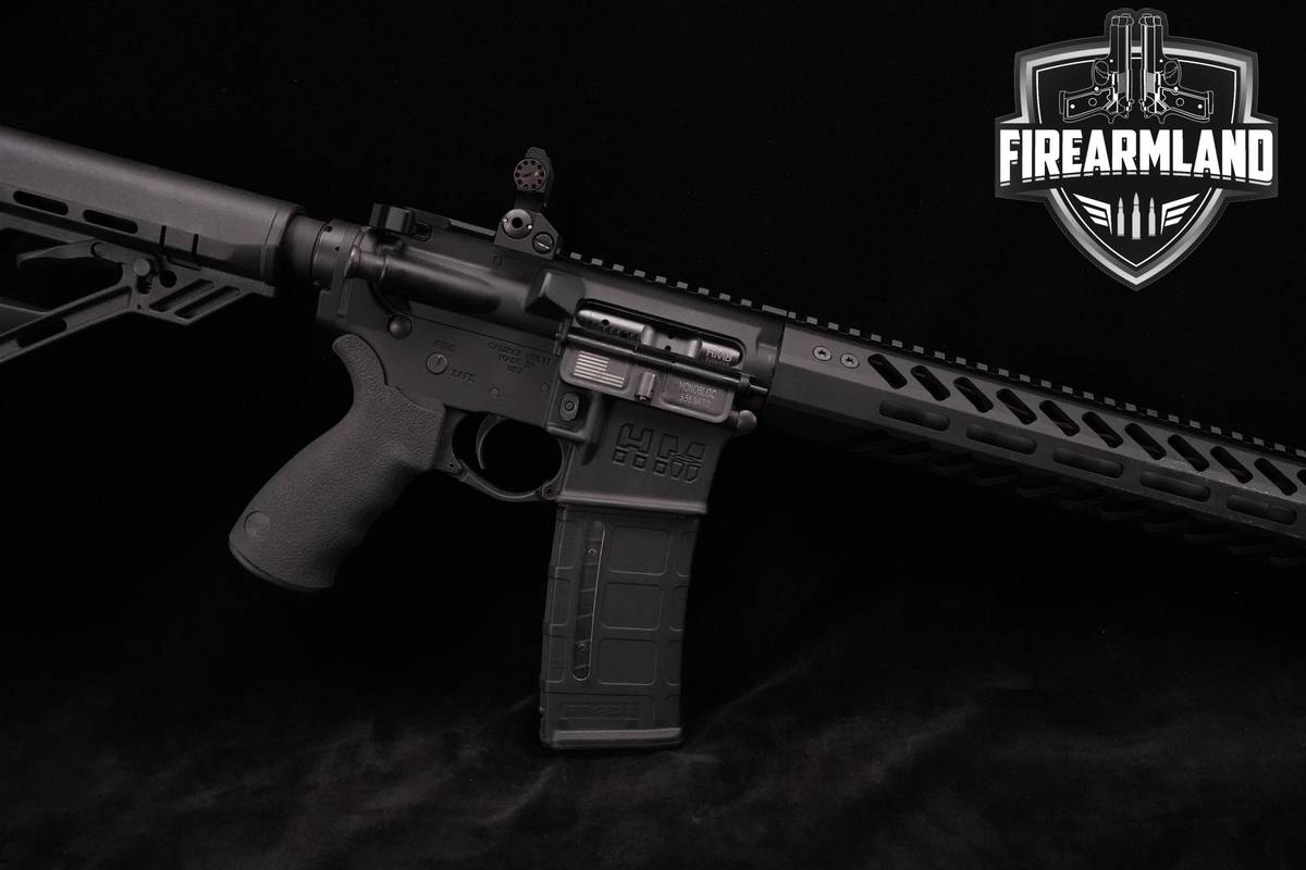 HM Defense HM15F Defender 5.56 NATO AR-15 AR15 16.0" Anodized Black +4 MAGS