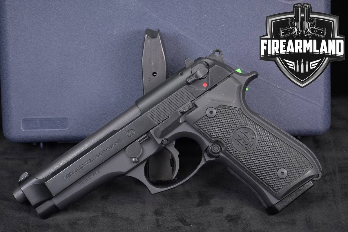 Beretta 92FS 9mm 92 FS 4.9" +2 MAGS & ORIG CASE