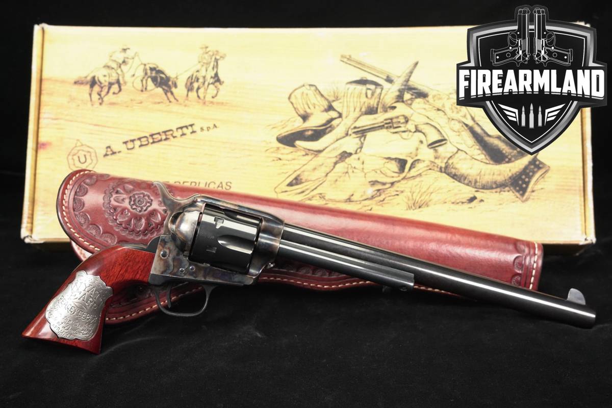Uberti 1873 Single Action Army Wyatt Earp 45 Colt 10" SAA +HOLSTER, OG BOX