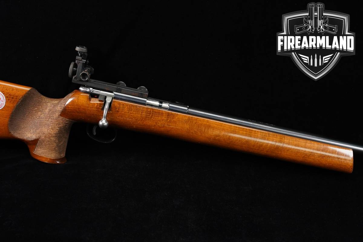 VINTAGE 1960's Anschutz Model Match 64 22LR 26" Blued & Walnut Target