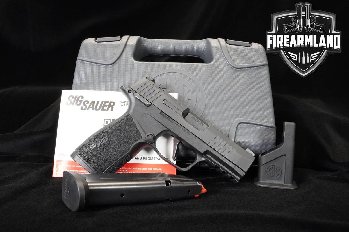 Sig Sauer P365 XMacro MS 9mm 3.7" Nitron P365 P-365 X-Macro +ORIG CASE