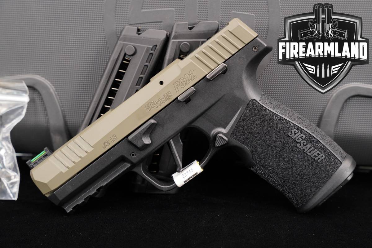 Sig Sauer P322 22LR Optics‑Ready Two-Tone P 322 +3 MAGS & ORIG CASE