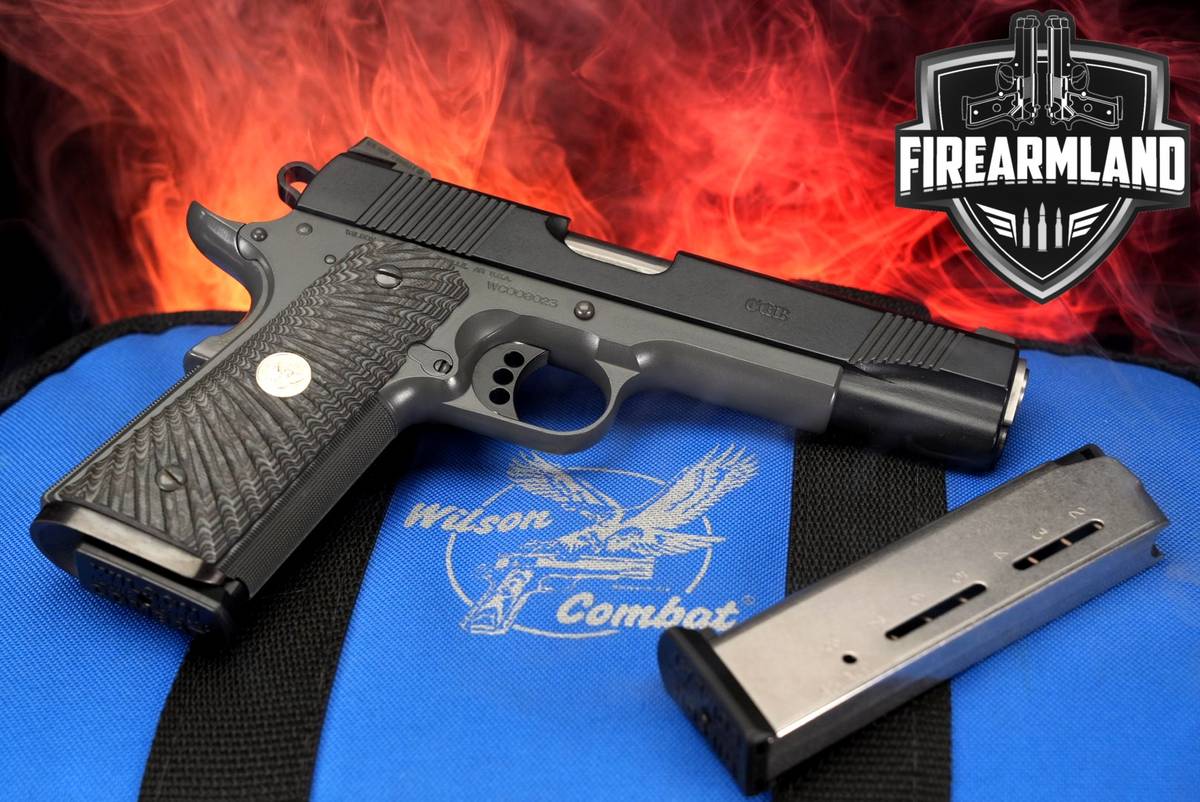 Wilson Combat CQB Full-Size 45 ACP WC 1911 5" +2 MAGS & ORIG CASE