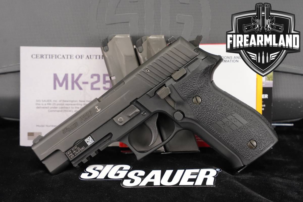Sig Sauer P226 MK25 9mm 4.4 P 226 MK-25 +3 MAGS & ORIG CASE