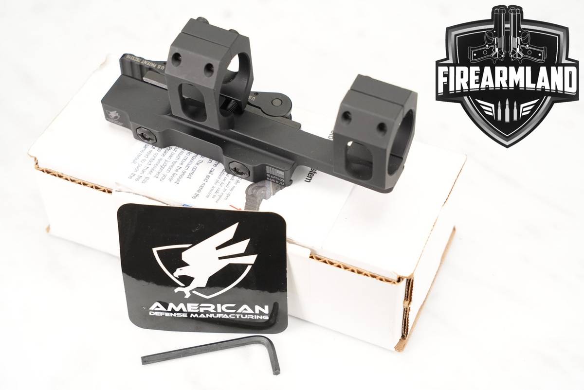 American Defense Recon Cantilever 30MM Ring Mount ADRECON +ORIG BOX