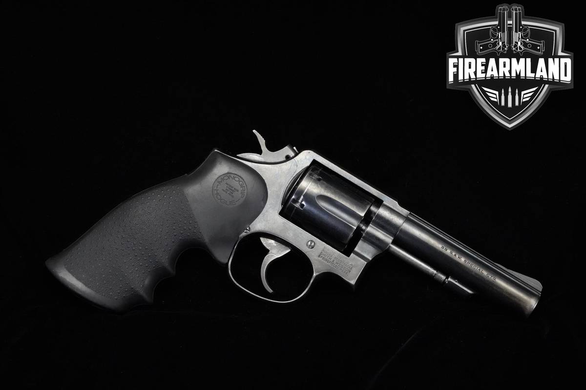 1991 Smith & Wesson (S&W) Model 10-10 38 Special 4" Blued S&W 10-10 DA/SA