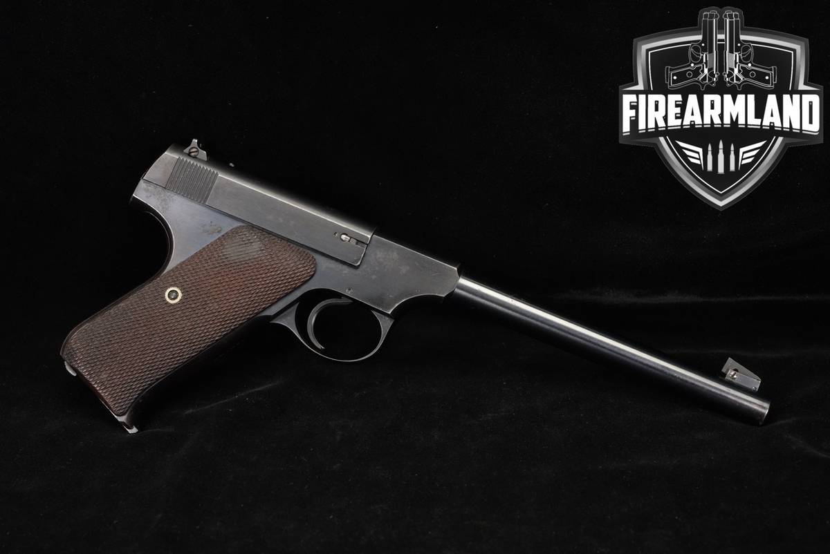 Pre-War 1938 Colt Woodsman Target Model, First Series 22LR 6.5" Blued