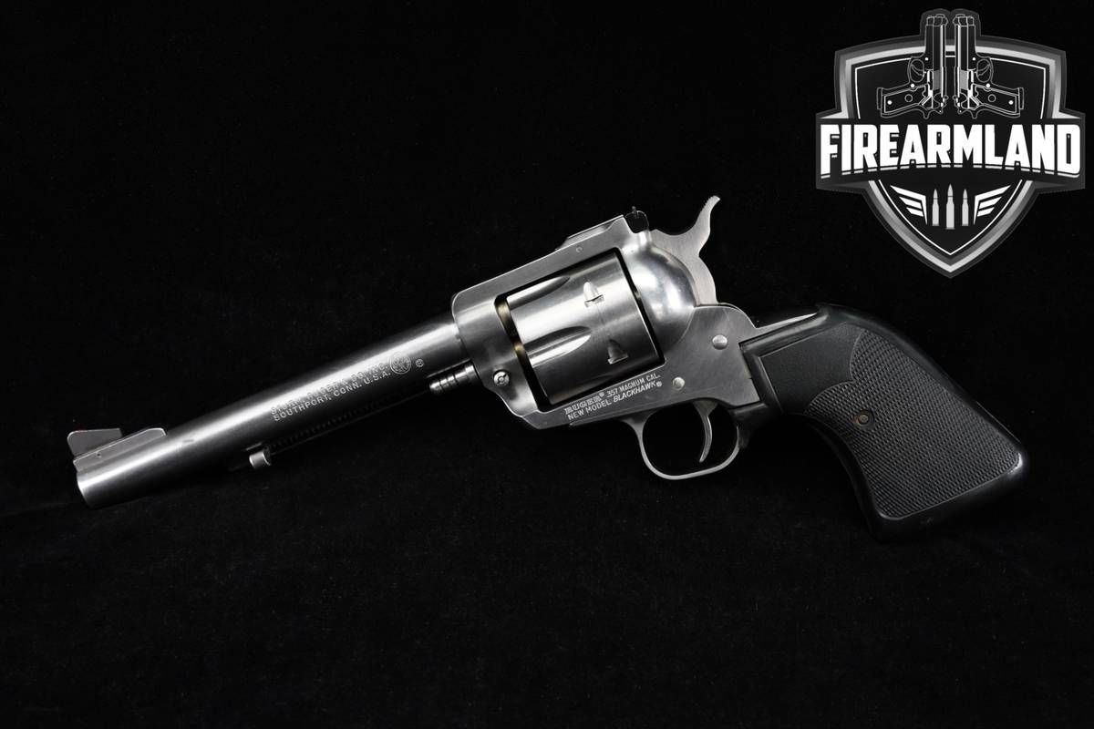 VINTAGE 1977 Ruger New Model Blackhawk 357 Magnum 6.5" Satin Stainless