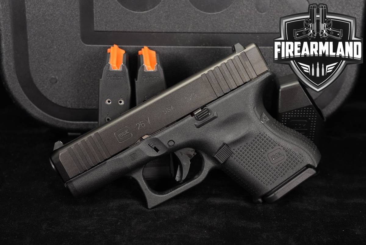 Glock 26 G26 V-Series 9mm 3.43" 26V +3 MAGS & ORIG BOX