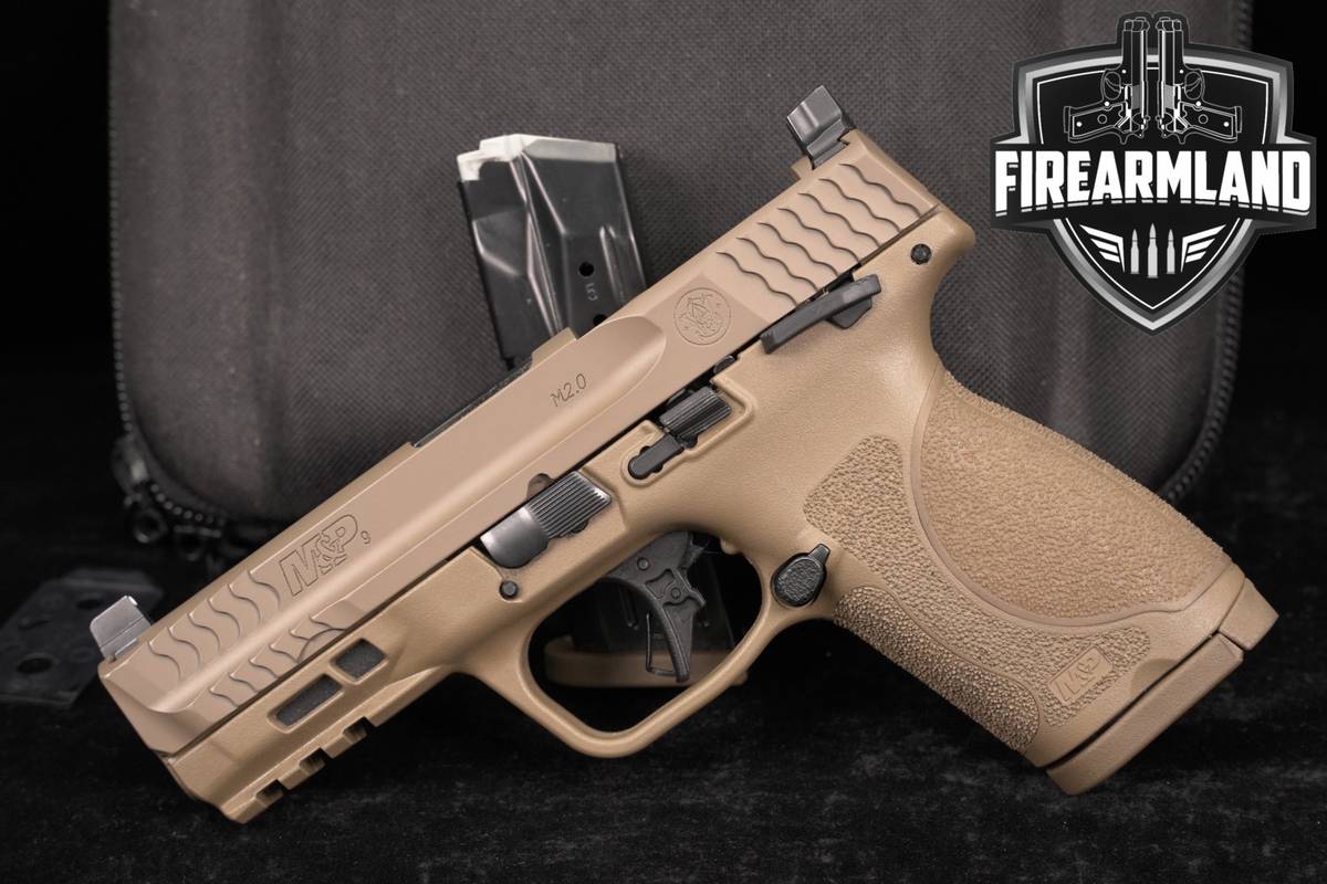 Smith & Wesson M&P9 M2.0 Compact Optics-Ready TS S&W 9mm FDE M&P-9 +2 MAGS