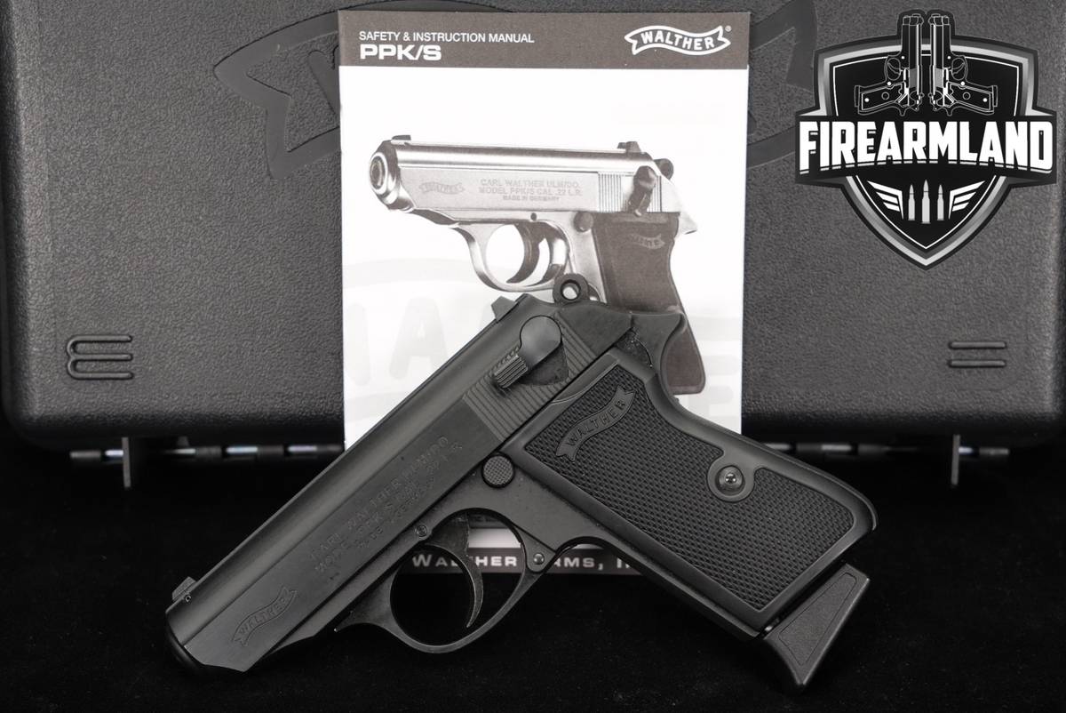 Walther PPK/S 22 LR 22LR 3.3" PPKS PPK S GERMAN +ORIG CASE