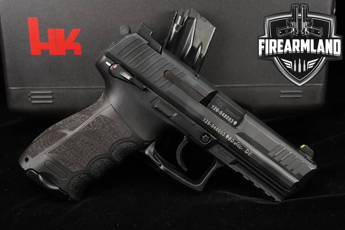 Heckler & Koch P30S V3 9mm 3.86" H&K P30-S P 30 +2 MAGS, ORIG CASE