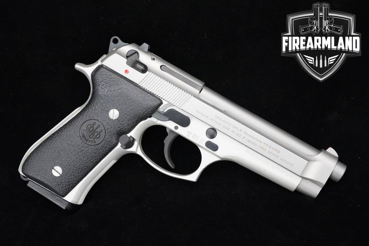 Beretta 92FS 9mm Stainless Beretta-92FS 92-FS Model 92 +2 MAGS & ORIG BOX