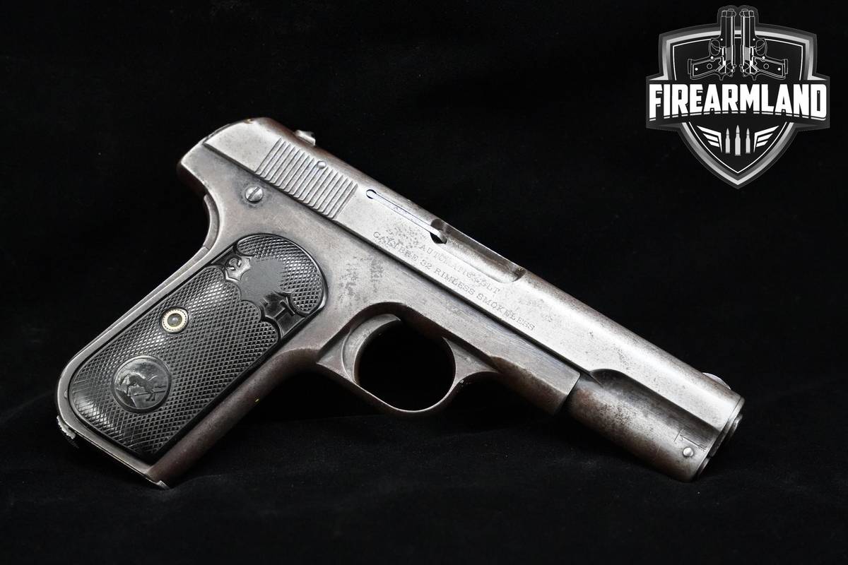 1905 Colt Model 1903 Type 1 32 ACP 4" Blued Colt 1903 Pocket Hammerless
