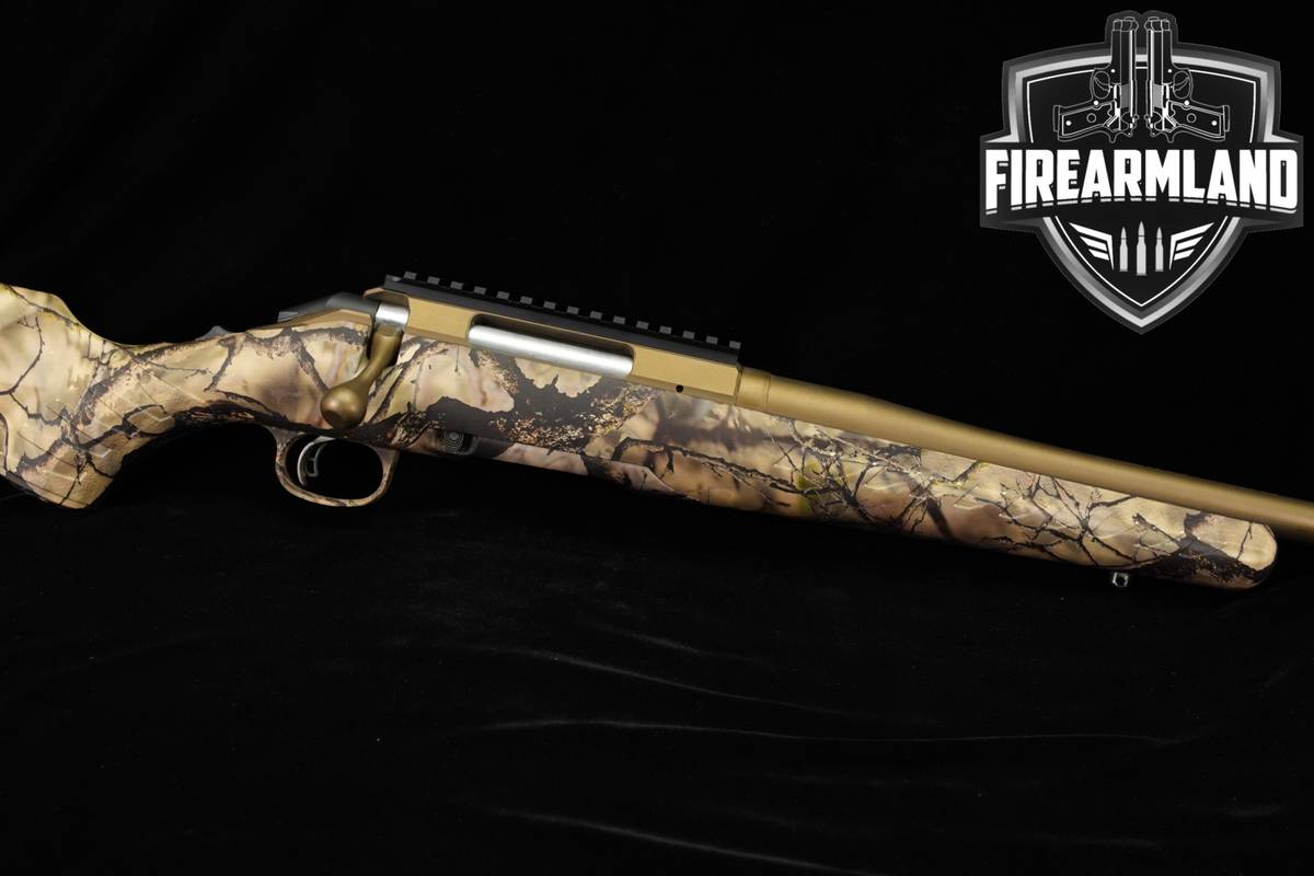 Ruger AMERICAN RIFLE Go Wild Camo I-M Brush 350 Legend 22" Bronze Cerakote