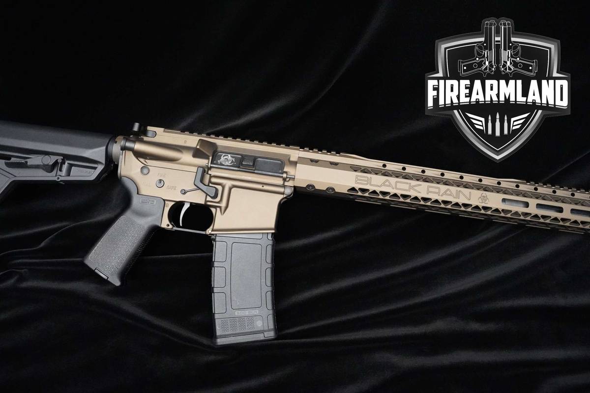 ORIG CASE Black Rain Ordnance SSP SPEC-15 223 Wylde Rain Black AR-15 AR FDE