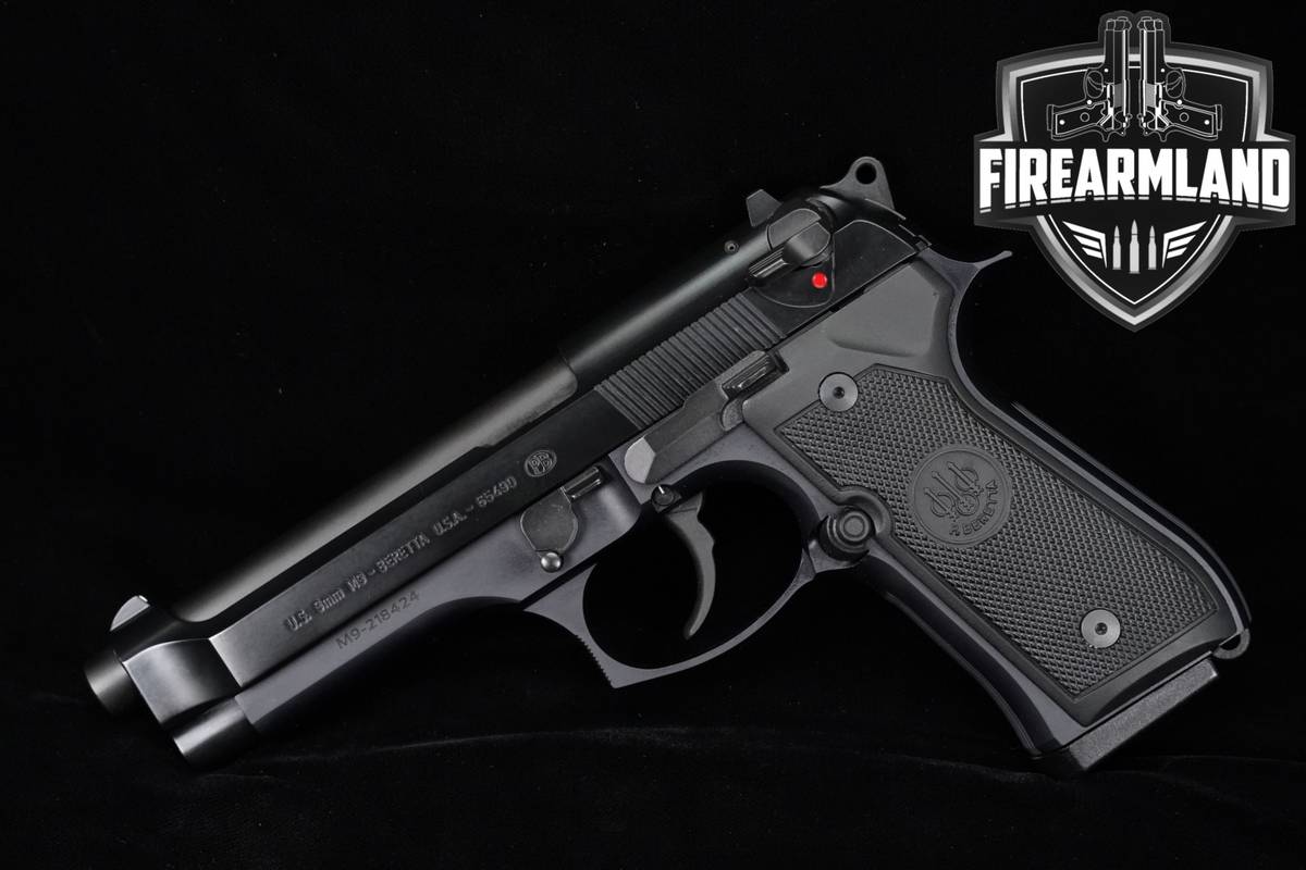 USA MADE Beretta M9 9mm 4.9" M-9 +3 MAGS & ORIG CASE