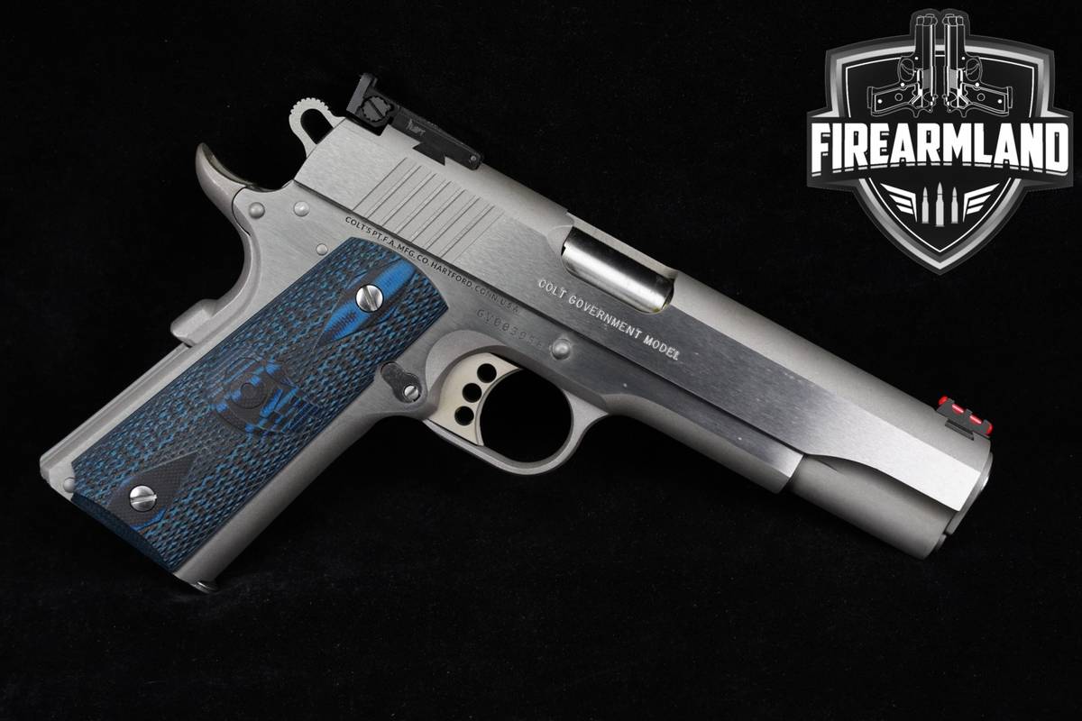 Colt Gold Cup Trophy 38 Super 1911 5" Government Stainless +ORIG CASE