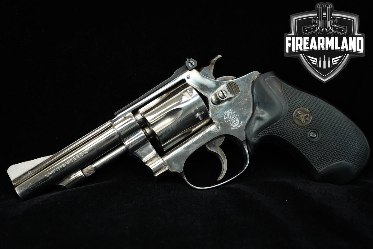 1960'S Smith & Wesson S&W Model 51 22 WMR 3.5" Nickel DA/SA Revolver