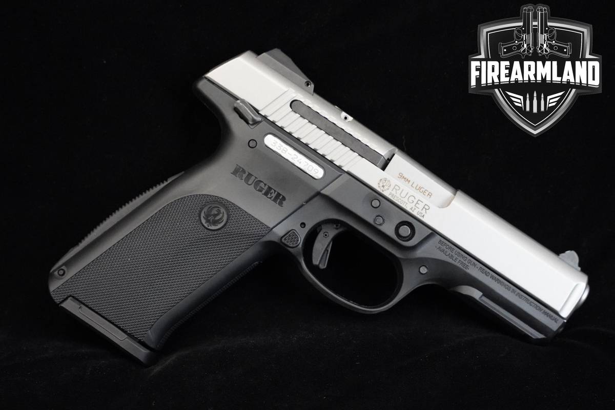 Sturm Ruger SR9 9mm Two-Tone Stainless-Steel Ruger SR-9 +ORIG BOX