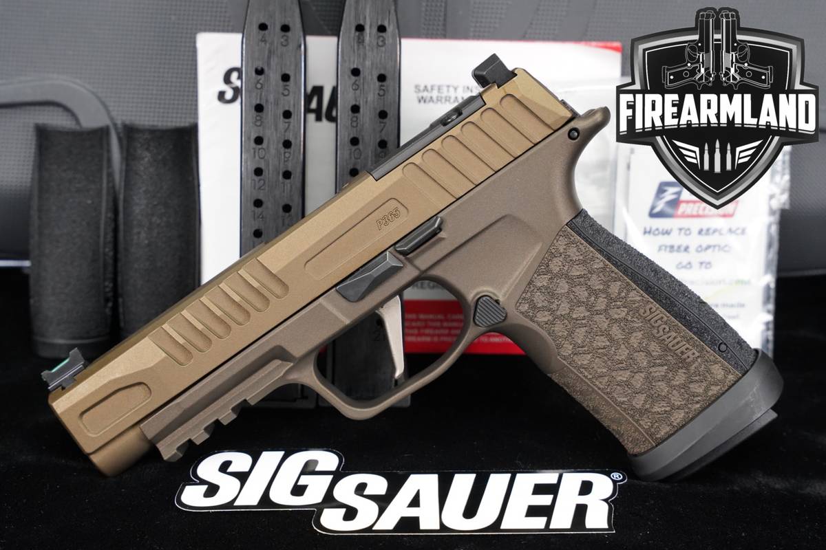 LIKE-NEW Sig Sauer P365 FUSE OR 9mm 4.3" Two-Tone CCW Carry Pistol +3 MAGS